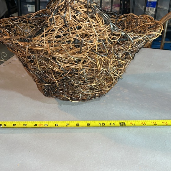 Extra Large Decorative Basket Handmade Never Used - Picture 3 of 8